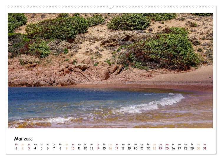 Produktbild: Sardinien ... wenn eine Reise die Seele ber&uuml;hrt (hochwertiger Premium Wandkalender 2026 DIN A2 quer), Kunstdruck in Hochglanz