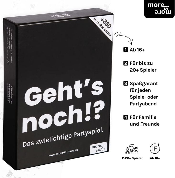 Produktbild: Geht's noch!? - das zwielichtige Partyspiel
