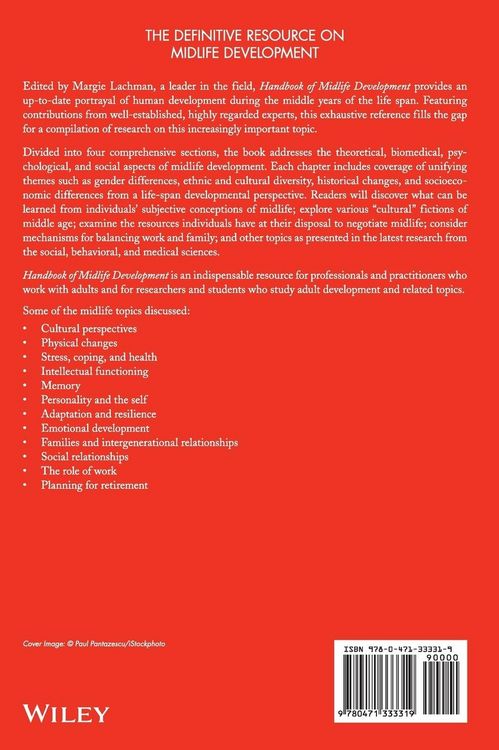 Produktbild: Handbook of Midlife Development