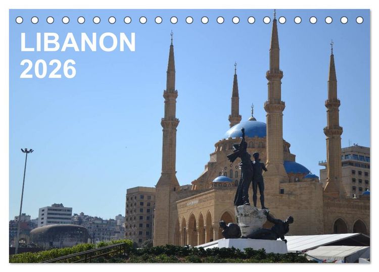 Produktbild: LIBANON 2026 (Tischkalender 2026 DIN A5 quer), CALVENDO Monatskalender
