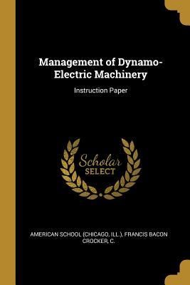 Produktbild: Management of Dynamo-Electric Machinery: Instruction Paper