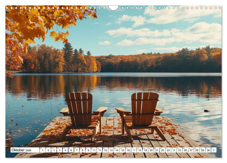 Produktbild: Momente der Stille (Wandkalender 2026 DIN A3 quer), CALVENDO Monatskalender