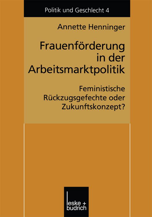 Produktbild: Frauenf&ouml;rderung in der Arbeitsmarktpolitik