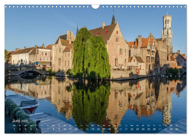 Produktbild: Flandern - Stadt und Strand (Wandkalender 2026 DIN A3 quer), CALVENDO Monatskalender