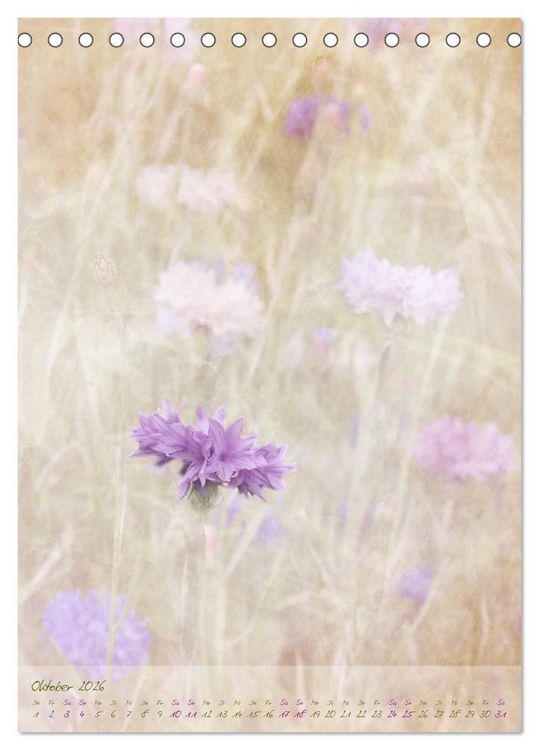 Produktbild: Vintage Flowers (Tischkalender 2026 DIN A5 hoch), CALVENDO Monatskalender