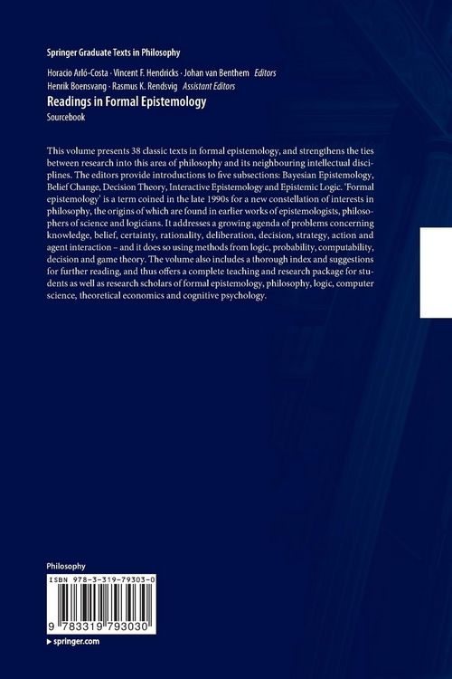 Produktbild: Readings in Formal Epistemology
