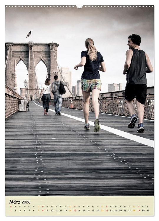Produktbild: Joggen - mein Sport (Wandkalender 2026 DIN A2 hoch), CALVENDO Monatskalender