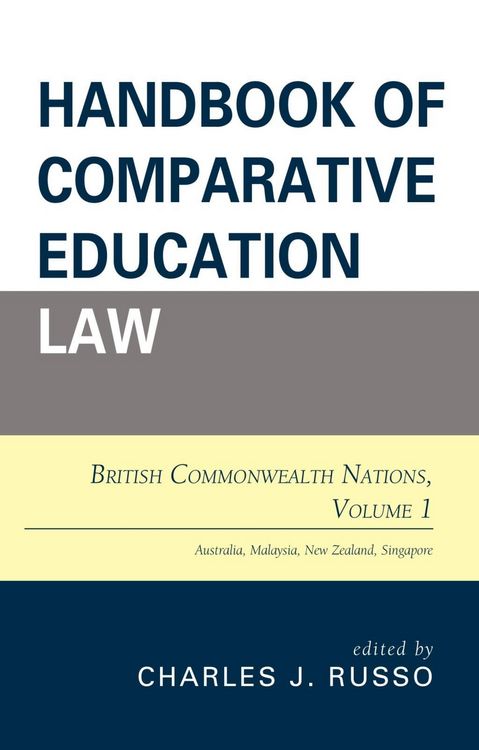 Produktbild: Handbook of Comparative Education Law