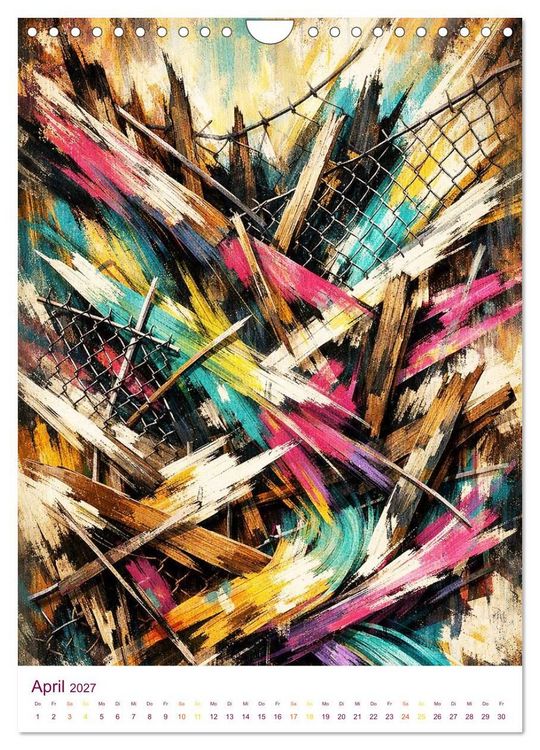 Produktbild: Wilde Ordnung - Kunst im Chaos (Wandkalender 2027 DIN A4 hoch), CALVENDO Monatskalender