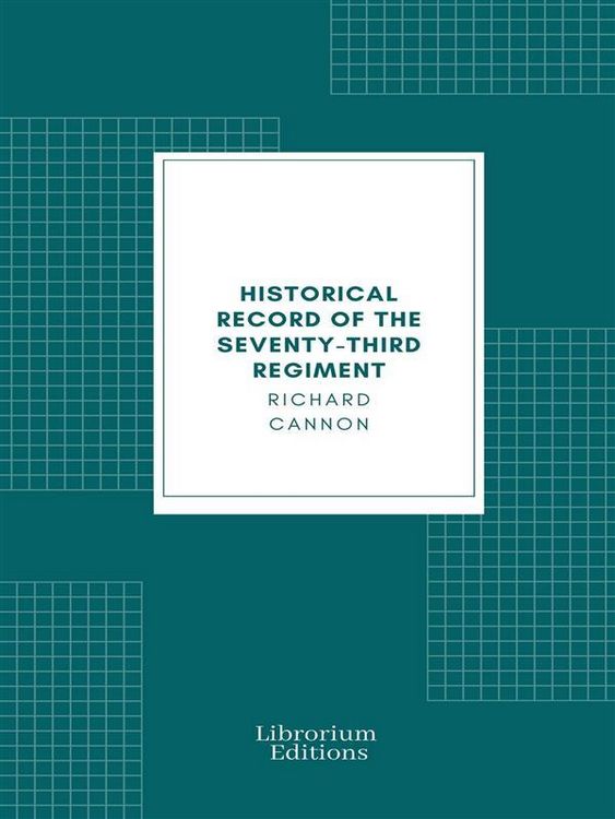 Produktbild: Historical Record of the Seventy-Third Regiment