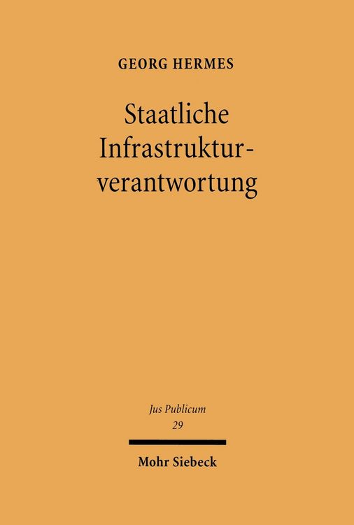 Produktbild: Staatliche Infrastrukturverantwortung