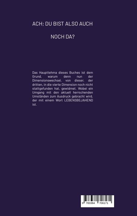 Produktbild: Ach; Du Bist Also Auch noch Da? (softcover)