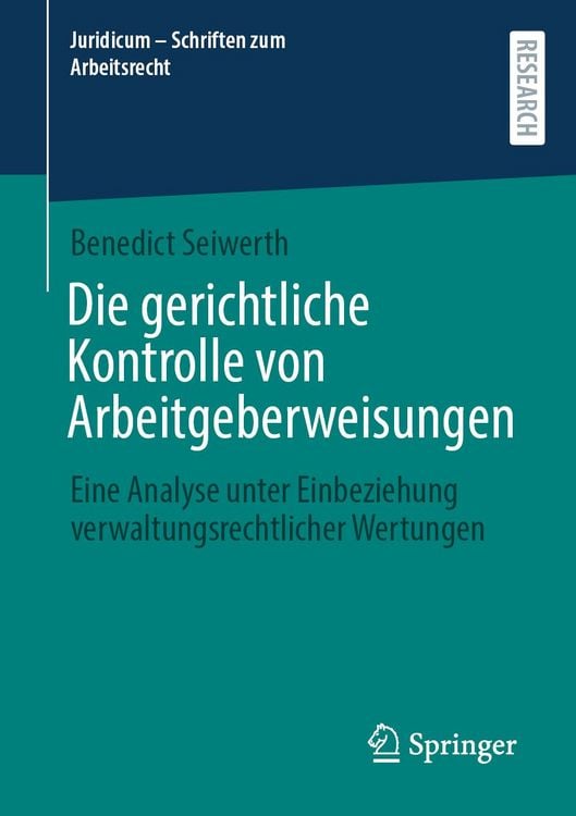 Produktbild: Die gerichtliche Kontrolle von Arbeitgeberweisungen