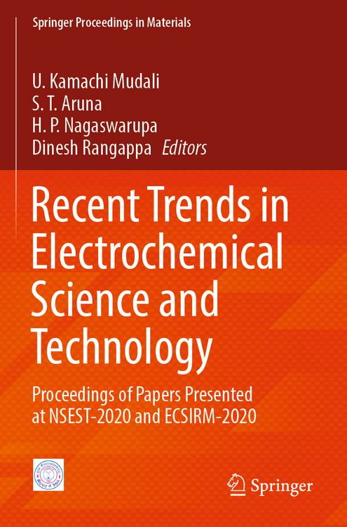 Produktbild: Recent Trends in Electrochemical Science and Technology