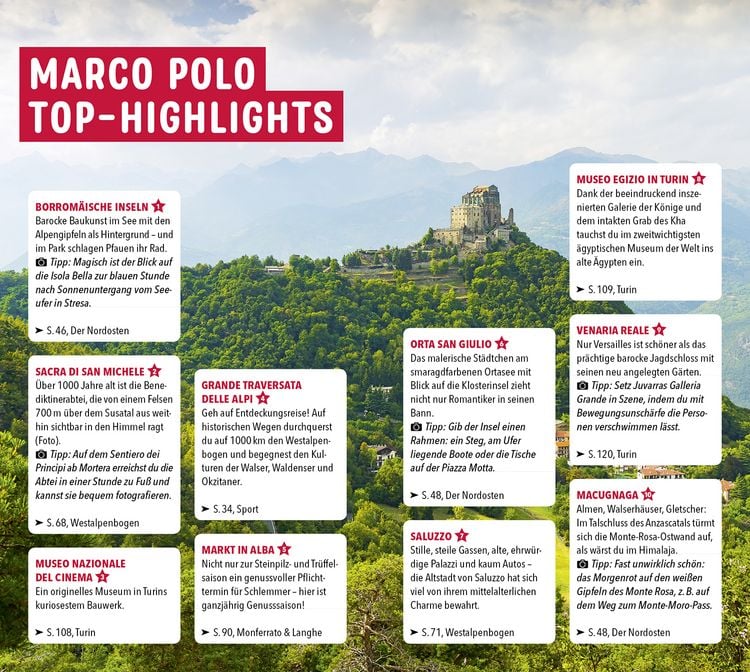 MARCO POLO Reiseführer Piemont, Turin
