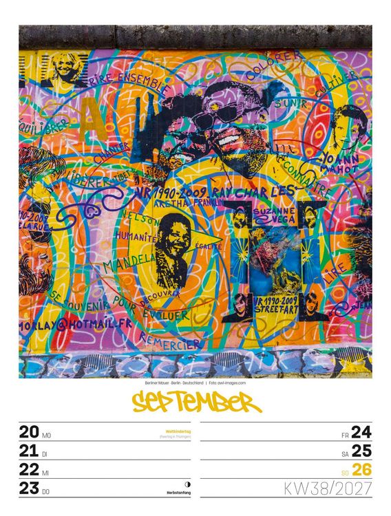 Produktbild: Street Art Wochenplaner Kalender 2027