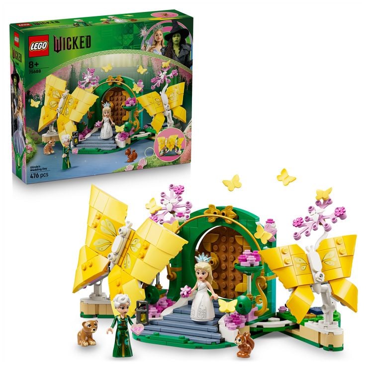 Produktbild: LEGO Wicked 75688 Glindas Hochzeitstag, Spielzeug, Schmetterling Figur