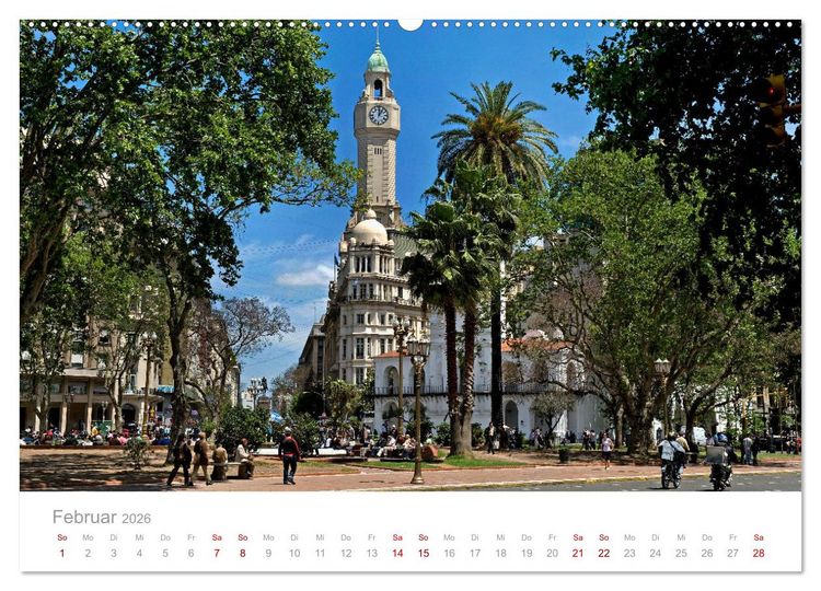 Produktbild: Geliebtes Buenos Aires (Wandkalender 2026 DIN A2 quer), CALVENDO Monatskalender