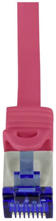 Produktbild: LogiLink C6A074S RJ45 CAT 6a S/FTP 5.00m Rot 1St.