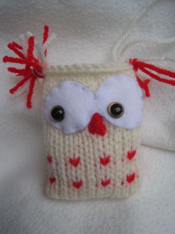 Produktbild: Strickanleitung Eulen Adventskalender