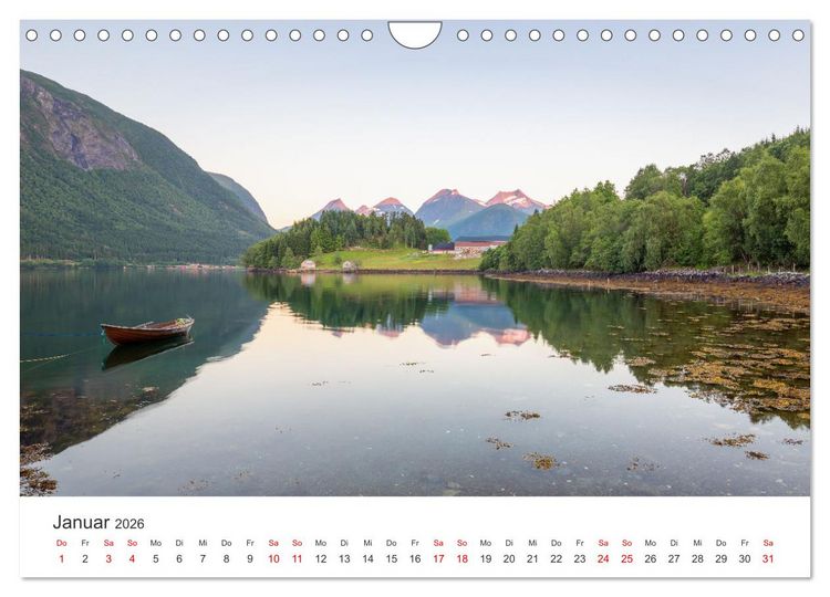 Produktbild: Norwegen in Bildern (Wandkalender 2026 DIN A4 quer), CALVENDO Monatskalender