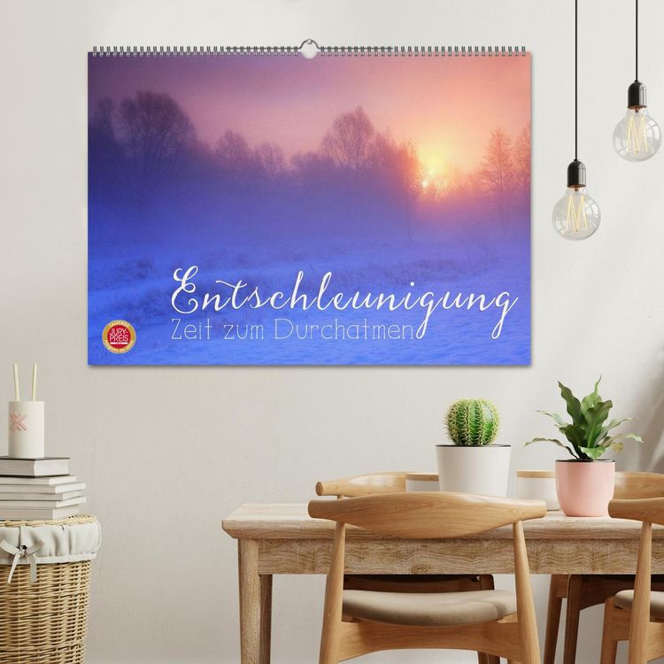 Produktbild: Entschleunigung - Zeit zum Durchatmen (Wandkalender 2026 DIN A2 quer), CALVENDO Monatskalender