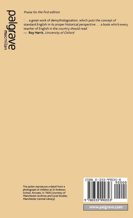 Produktbild: Standard English and the Politics of Language