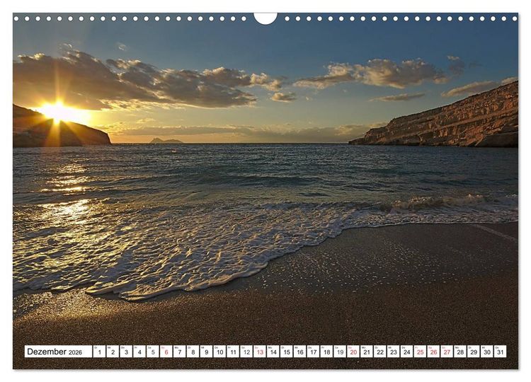 Produktbild: Kreta - Sonnenparadies und Wiege Europas (Wandkalender 2026 DIN A3 quer), CALVENDO Monatskalender