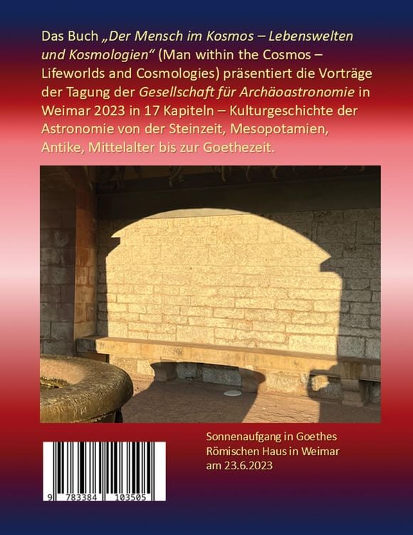 Produktbild: Der Mensch im Kosmos: Lebenswelten und Kosmologien. Man within the Cosmos: Lifeworlds and Cosmologies.