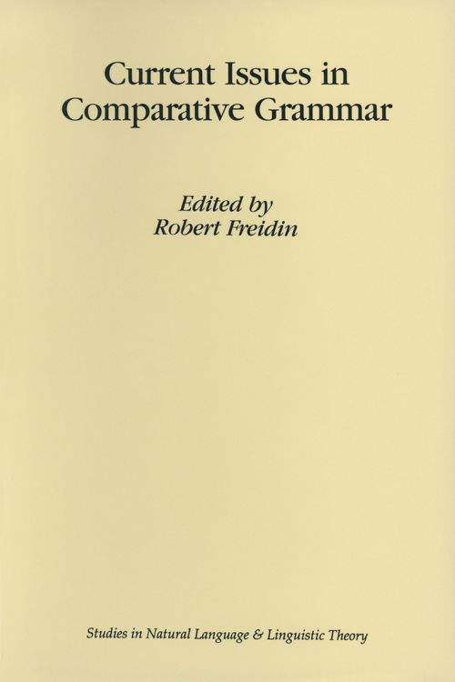 Produktbild: Current Issues in Comparative Grammar