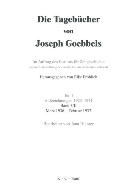 Produktbild: M&auml;rz 1936 - Februar 1937