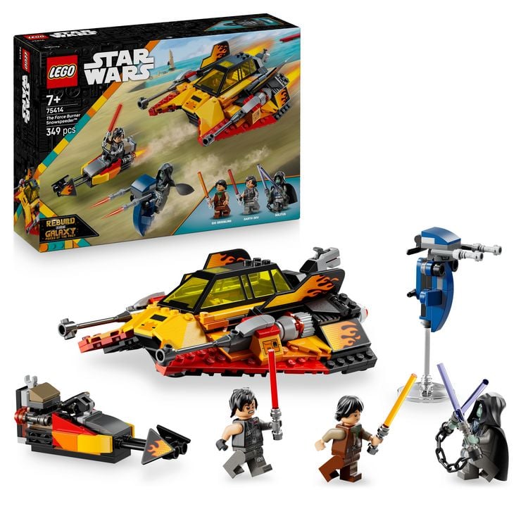 Produktbild: LEGO Star Wars: Rebuild 75414 The Galaxy The Force Burner Snowspeeder
