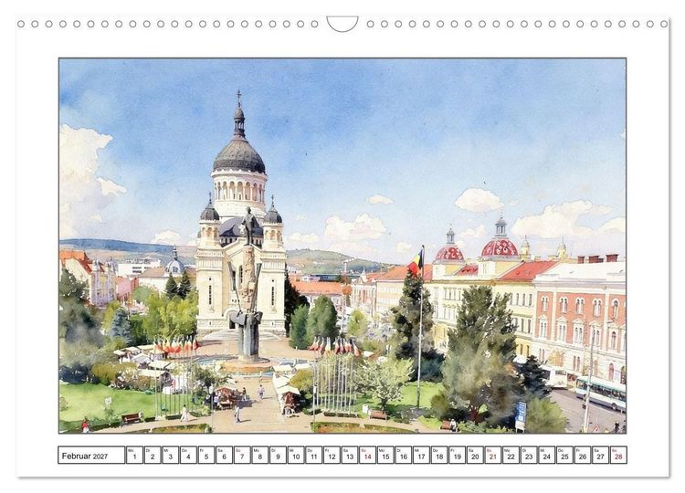 Produktbild: Rum&auml;nien - Vielfalt und Authentizit&auml;t (Wandkalender 2027 DIN A3 quer), CALVENDO Monatskalender