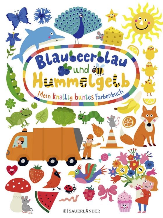 Produktbild: Blaubeerblau und Hummelgelb Mein knallig buntes Farbenbuch