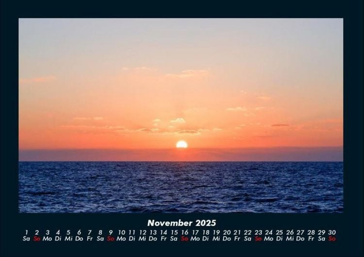 Produktbild: Sonnenunterg&auml;nge 2025 Fotokalender DIN A4