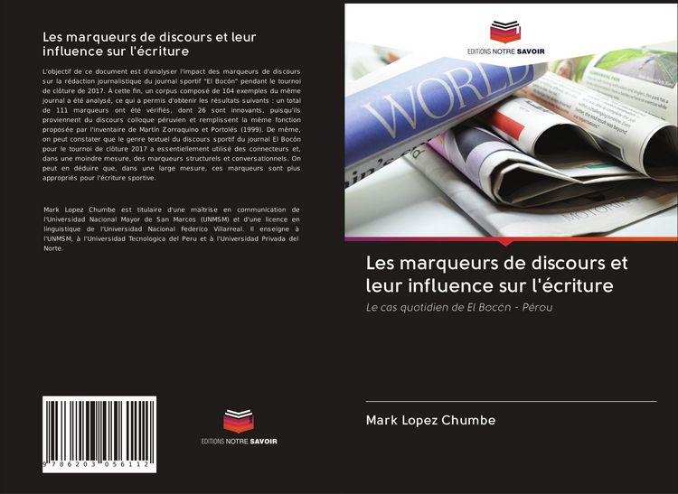 Produktbild: Les marqueurs de discours et leur influence sur l'&eacute;criture