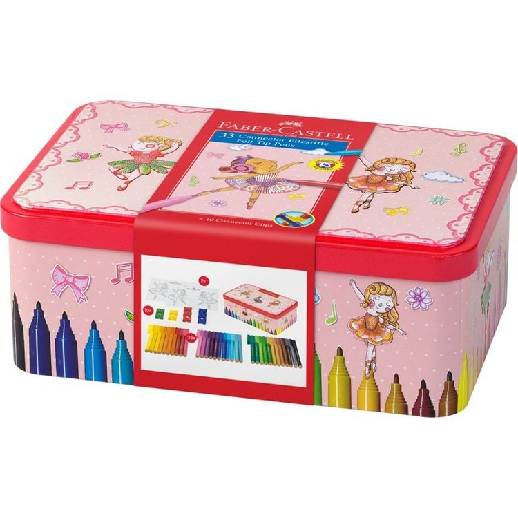 Produktbild: Faber-Castell Filzstifte Connector Ballerinabox