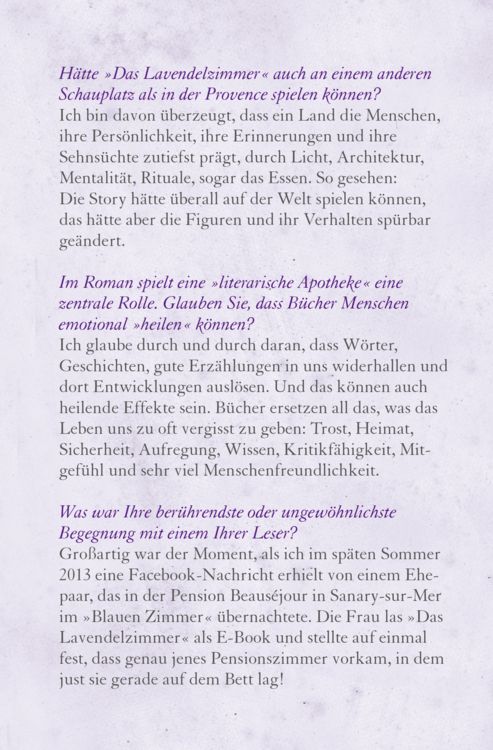 Produktbild: Das Lavendelzimmer