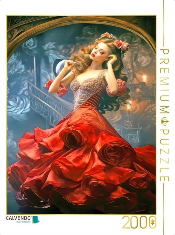 Produktbild: CALVENDO Puzzle Burlesque dancer | 2000 Teile Lege-Gr&ouml;&szlig;e 90x67cm Foto-Puzzle f&uuml;r gl&uuml;ckliche Stunden