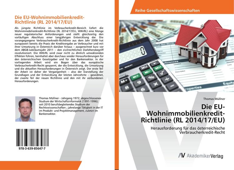 Produktbild: Die EU-Wohnimmobilienkredit-Richtlinie (RL 2014/17/EU)