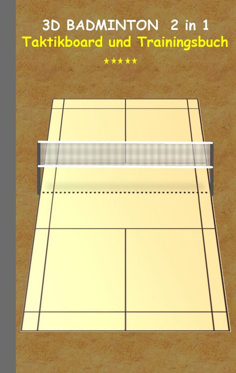 Produktbild: 3D Badminton 2 in 1 Taktikboard und Trainingsbuch