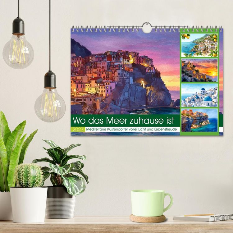 Produktbild: Wo das Meer zuhause ist (Wandkalender 2027 DIN A4 quer), CALVENDO Monatskalender