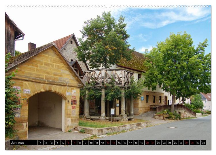 Produktbild: Dorflinden (hochwertiger Premium Wandkalender 2026 DIN A2 quer), Kunstdruck in Hochglanz