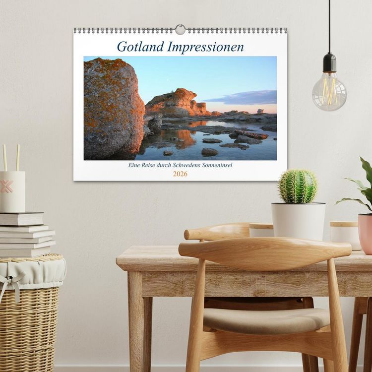 Produktbild: Gotland Impressionen (Wandkalender 2026 DIN A3 quer), CALVENDO Monatskalender