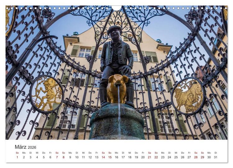 Produktbild: Stadtblick Stuttgart (Wandkalender 2026 DIN A3 quer), CALVENDO Monatskalender