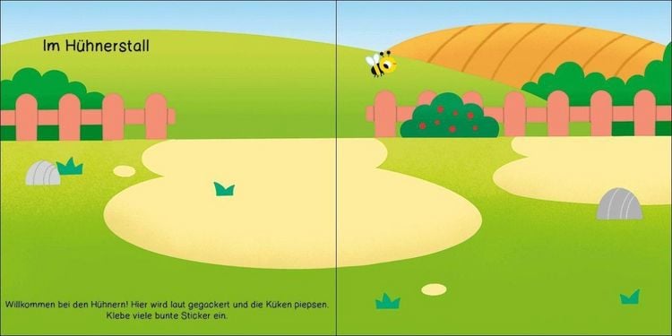 Produktbild: Stickerspa&szlig; f&uuml;r kleine H&auml;nde - Bauernhof