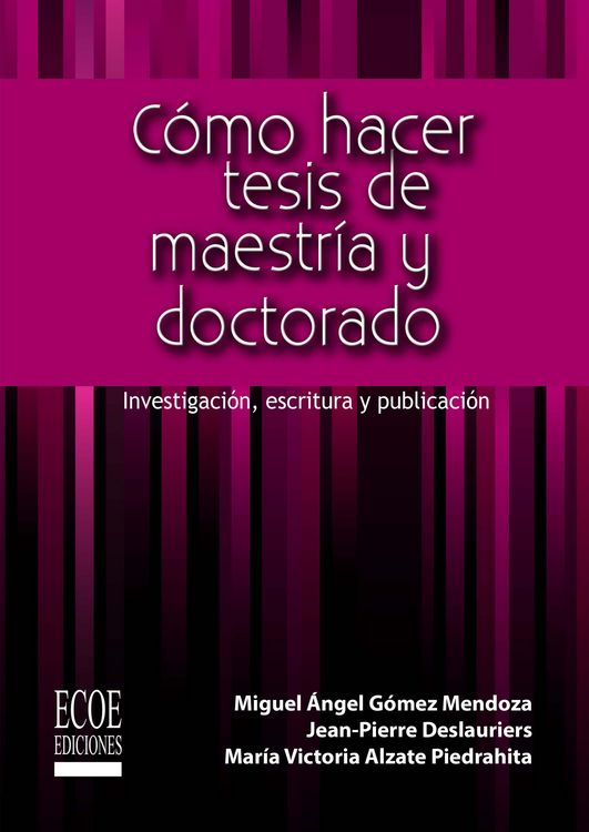 Produktbild: C&oacute;mo hacer tesis de maestr&iacute;a y doctorado
