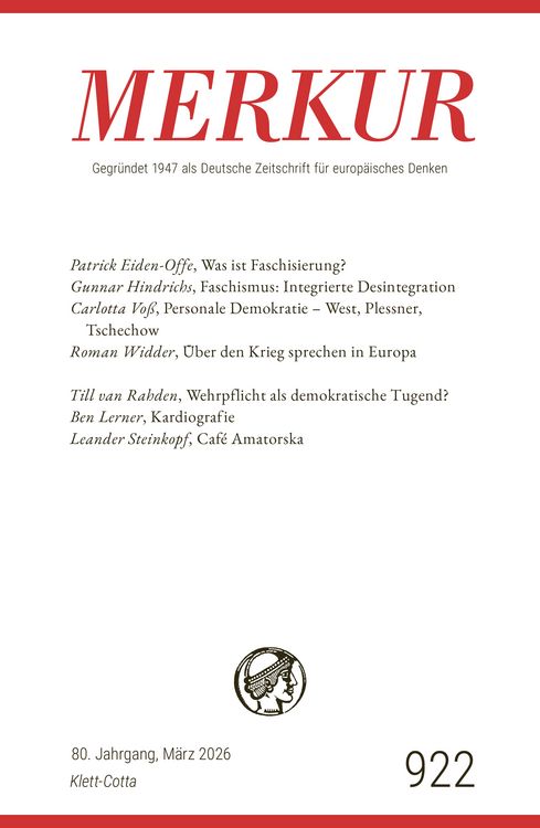 Produktbild: MERKUR 3/2026, Jg.80