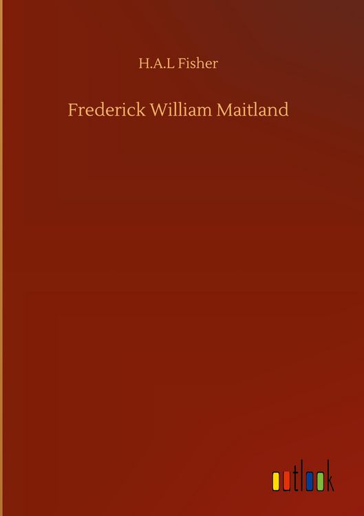 Produktbild: Frederick William Maitland