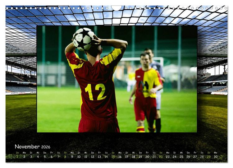 Produktbild: Fu&szlig;ball regiert die Welt (Wandkalender 2026 DIN A3 quer), CALVENDO Monatskalender